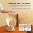 thumbnail image 4 of Reloj despertador Sunrise para dormitorio, relojes despertadores 6 en 1 con carga inalámbrica, lámpara de despertador con luz de noche ajustable, 4 of 5
