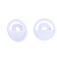 thumbnail image 1 of EeaseCA Clip On LEDs Selfie Ring Light USB Rechargeable Selfie 3 Modes LED Camera Light for Smart Phones Camera Photography Phones (White), 1 of 7