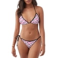 thumbnail image 1 of Balery Cherry Strawberry Pijama Estampado Bikini de Dos Piezas para Mujer - Conjunto de Bikini Ajustable Sexy y Cómodo para Playa, 1 of 6