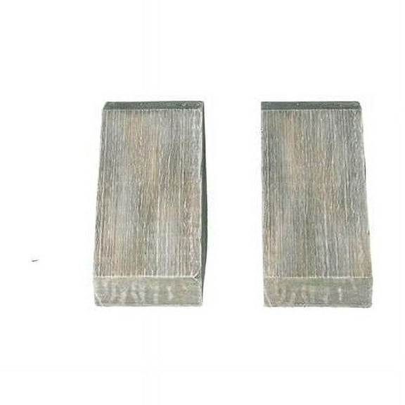 Lexington Hearth SM-C-LH-WG Sawmill Corbel Fireplace Mantel, Weathered Gray- Set of 2