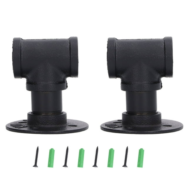 2Pack Wall Mounted Wine Bottle Rack Wine Hanging Holder Water Pipe Design with Mounting Screw for Storage