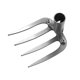 thumbnail image 2 of Rastrillo de Jardín de Acero de 4 Dientes | Cultivador y Desherbador de Hierro de Alta Resistencia | para Aireación Del Suelo, Horticultura y Paisajismo | Construcción Totalmente de Acero, 2 of 6