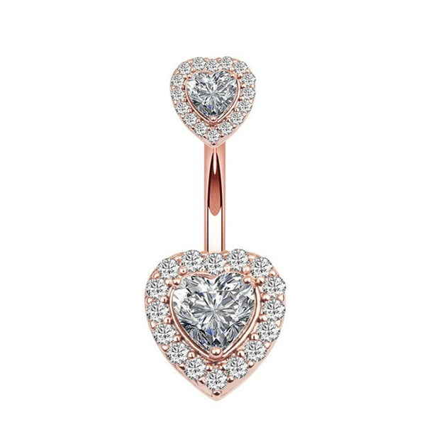 Fiudx Piercing para El Ombligo, Elegante Joya de Acero Quirúrgico, Diseño No Irritante, Regalo Único para Mujer, Celebración de Ocasiones Especiales, Empaque Exquisito Incluido.