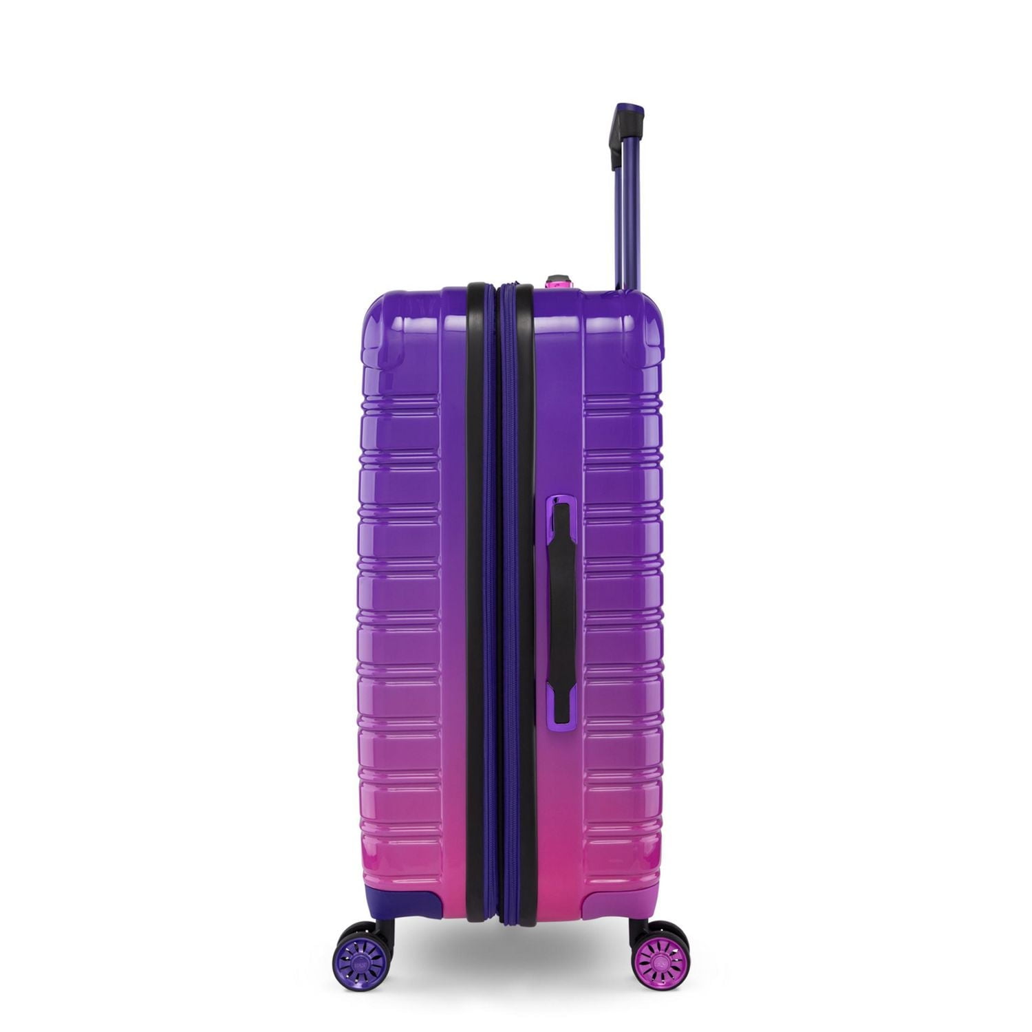 iFLY Hard Sided Fibertech Luggage 22", Midnight Berry