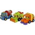 thumbnail image 2 of Bezrat Toys, Street Sweeper Truck, Cement Mixer Truck, Harvester Truck Toy Set Push and Go Friction Powered Wind it and Watch it Go Toys 6 in 1 Set (colors may vary) FREE GIFT INCLUDED, 2 of 6