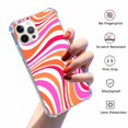 thumbnail image 2 of Groovy Waves Case for iPhone 14 Pro ,Aesthetic Art Design Pattern TPU Shock Proof Cover Case, 2 of 5