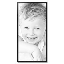 ArtToFrames 21" x 44" Black Picture Frame, 21x44 inch Black Wood Poster Frame (WOM-5139)