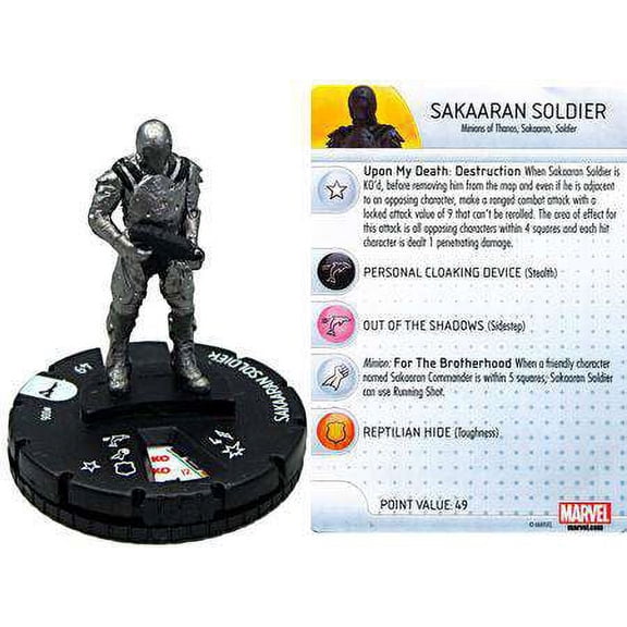 Marvel Guardians of the Galaxy HeroClix Single Figure Sakaaran Soldier #006