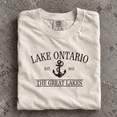 thumbnail image 2 of Lake Ontario Est 1615 Anchor Great Lakes Graphic T-Shirt, Unisex Fit, 2 of 9