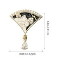thumbnail image 2 of OULII 1 Pair Teen Girls Alloy Studs Fashion Accessory Birthday, 2 of 8