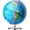 Blue, variant on NurtureTail 9-Inch Illuminated World Globe, 3-in-1 Interactive Globe with LED Night Light, High-Detail Map for Learning, Bedroom & Classroom Decor