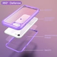 thumbnail image 4 of FYBTO iPhone SE 2020 Case, iPhone 8 & 7 Case, iPhone SE 2nd Generation Case, Full-Body Durable Shockproof Case with Build in Screen Protector Heavy Duty Shock Resistant Hybrid Rugged Cover, Black, 4 of 5