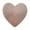 Rose Gold, variant on PVC Heart-Shaped Placemats Set - Non-Slip Heat Resistant Table Protectors (15x15in Hollow Design) Waterproof Washable for Kitchen Counter Dinners