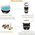 thumbnail image 5 of MONIPA Electric Lunch Box 3 Layer Food Heater Portable Heating Lunch Box Rice Cooker Insulated Lunch Box 2L, 5 of 6
