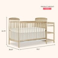 thumbnail image 2 of Dream On Me Anna 4 in 1 Full Size Crib and Changing Table Combo, 2 of 11