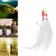 thumbnail image 5 of Pluma se?uelo Gancho 2 Piezas Fuego Pollo-Pluma Pescado se?uelo Cebo Pesca en el mar Cebo Aparejos Plantilla Falda de Arrastre Accesorios21*8*2cm-3 # Gancho de Pulpo Pelo Blanco)) Khall Tendencias, 5 of 6