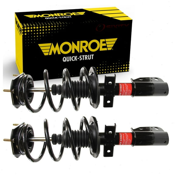 2 pc Front Strut & Coil Springs compatible with Chevrolet Traverse 2013-2017