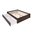 thumbnail image 4 of Base de grand lit plateforme avec deux tiroirs, 4 of 6