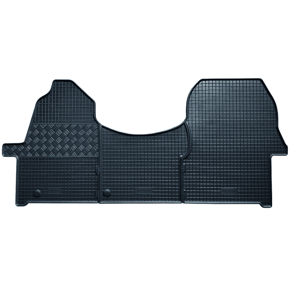 Floor Mats for 2019-2026 Mercedes Sprinter/Dodge Sprinter 1500, 2500, 3500, 4500 Custom Fit, Heavy Duty, All Weather Floor Liner (Rubber, Black)