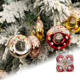 thumbnail image 3 of 4PCS Donut Christmas Ornaments - 7cm Festive Candy Hanging Decorations for Xmas Tree, Holiday Parties & Easter Decor, 3 of 9