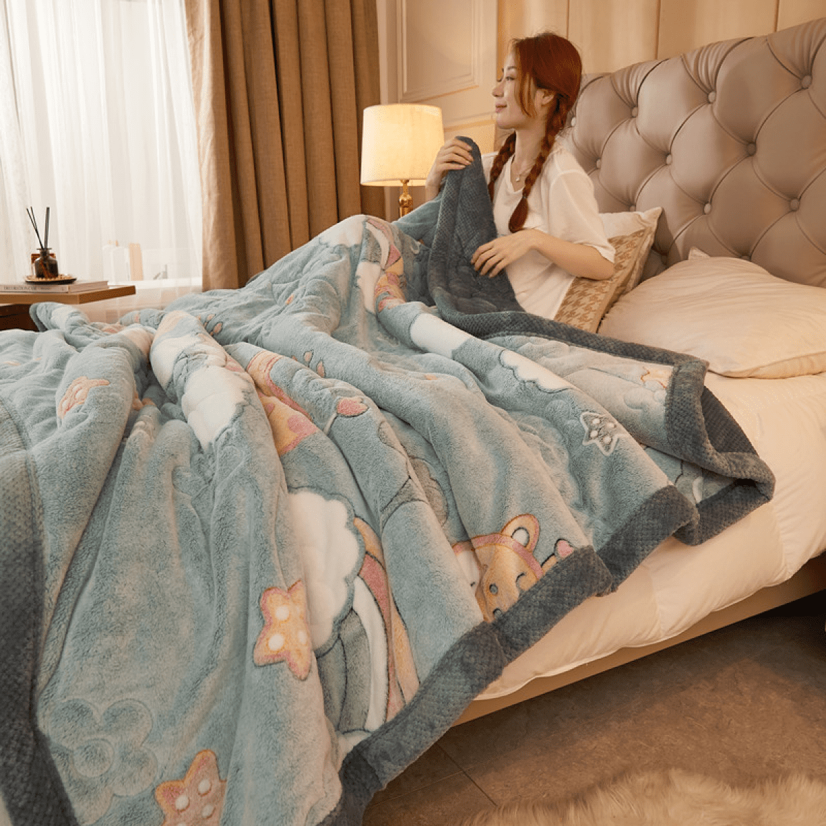 Thick comfy blankets sale