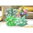 thumbnail image 2 of Cojín suculento de felpa, suculentas 3D, cojín para plantas suculentas, cojín decorativo para plantas, decoración del hogar, 9,8 pulgadas, 2 of 5