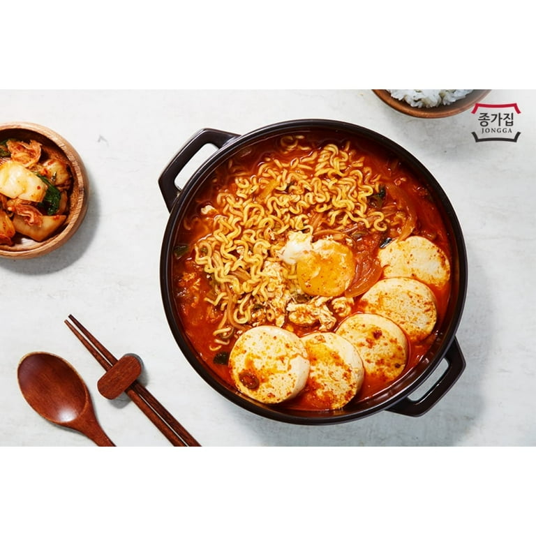 Jongga Kimchi Ramen Hot & Spicy Instant Cup Noodles 85Gm - Walmart.com