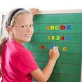 thumbnail image 3 of Magnetic Alphabet and Number Set - 123 Uppercase and Lowercase Letters, Math Symbols, Educational Toy for Vocabulary, Learning Spelling, Counting, and Perfect for Halloween and Christmas Gifts, 3 of 5