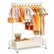 thumbnail image 1 of Perchero MISSLO para niños con cesta para guardar vestidos, color blanco, 1 of 5