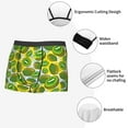 thumbnail image 6 of Junzan Watercolor Kiwi Fruits Summer Mens Underwear Boxer Briefs For Men’s - Small, 6 of 9