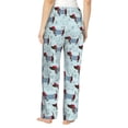 thumbnail image 3 of Goofa Dachshund Dog Puppy Printed Soft Pajama Pants for Women, Wide Leg Comfy Casual Lounge Yoga Pants-Medium, 3 of 9