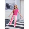 thumbnail image 3 of Camiseta sin mangas Outfit Arshiner para niñas, de 2 piezas, con estampado Palazzo, 3 of 8