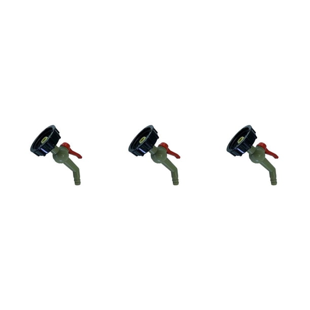 Grifos de drenaje Scienceny para caño de contenedor IBC accesorios de conector de agua extraíble piezas de repuesto 45 ° 20mm Type1 NO1