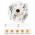 thumbnail image 6 of 13 Inch Round Placemats Set of 6, Green Beige Diamond Non Slip Heat Insulation PP Table Mats, Modern Geometric Middle Century Pink Washable Place Mats for Kitchen Dining Party Table Decor, 6 of 7