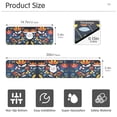 thumbnail image 3 of Yayeee Faucet Mat for Kitchen Sink 14.7" Diatomite Long Splash Guard Pad, Art Flowers, 2 Pack, 3 of 7