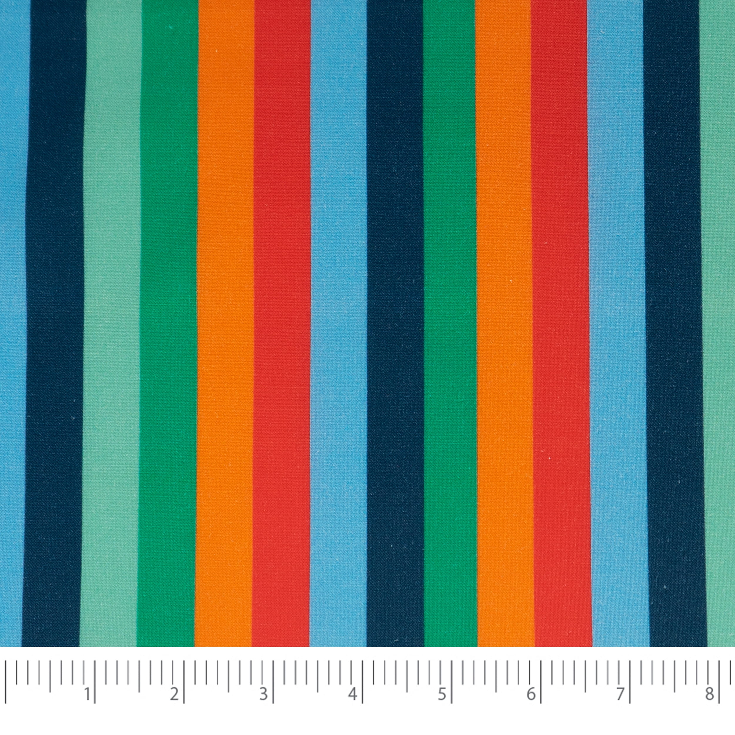 SINGER FABRICS - 100% Cotton Print, Craft Quilting, 44" x 8 Yards, Monster Stripe, Precut Fabric