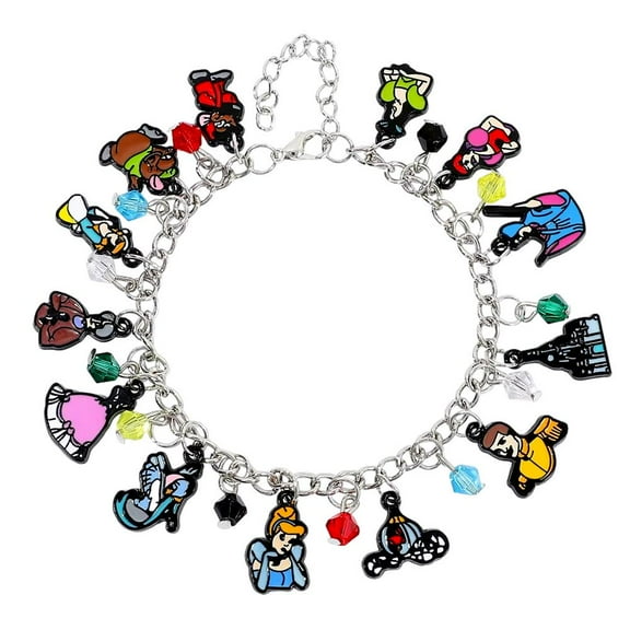 Cinderella Character and Themed Charms Charm Bracelet