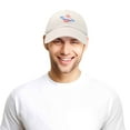 thumbnail image 6 of DALIX Planet Saturn Ball Cap Embroidered Hat in Beige, 6 of 7