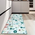 thumbnail image 4 of Pioneer Flower Floral Print Pattern Kitchen Rug Mat,Kitchen Runner Rugs Non Skid Washable,Decorative Kitchen Floor Mats for Kitchen,Sink,Laundry,17"X47", 4 of 5