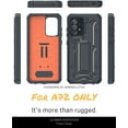 thumbnail image 2 of CaseBorne ArmadilloTek V Case for Samsung Galaxy A72 5G with Kickstand Full-Body Multi-Layer Rugged Screenless - Black, 2 of 5