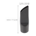 thumbnail image 2 of OFFIGAM 2Pcs Plastic Vacuum Cleaner Attachments Black Brush Nozzle Flat Crevice Tool for Universal Vacuum Models, 2 of 8