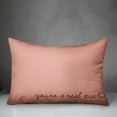 thumbnail image 3 of Creative Products Youre A Peach Script Black Plain Pillow 20 x 14 Spun Poly Pillow, 3 of 3