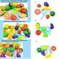 thumbnail image 3 of 6Pcs/Set Role Play Toy Exquisite Smooth Surface Real-looking Cut Fruit Pretend Play Educational Toys for Kids, 3 of 6