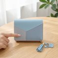 thumbnail image 4 of bestolf Color Block Women Wallet Slim Card Holder Wallet Bifold Mini Wallet with ID Window Zipper Coin Pocket for Work Daily Use (Black ), 4 of 8