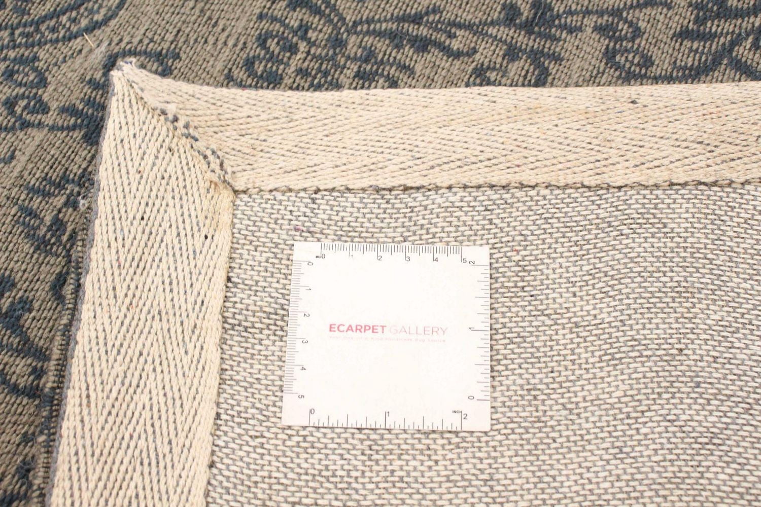 ECARPETGALLERY 5'4" x 7'6"  Transitional Collage Handmade Area Rug for Living Room, Dining Room and Bedroom in Yellow