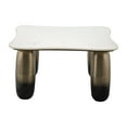 thumbnail image 3 of Sagebrook Home Marble/metal Wht/gld Table, 3 of 10