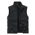 thumbnail image 5 of Arnsht Men's Summer Plus Size Lightweight Golf Vest Outerwear with Pockets Softshell Sleeveless Vest for Running Hiking Sports Black XXXXXL, 5 of 6