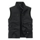 thumbnail image 5 of pstuiky Camiseta sin mangas para hombre, Chaqueta informal de verano para hombre, fina, con múltiples bolsillos, color liso y cuello alto. Tops elegantes para mujer xxxxxl, 5 of 6
