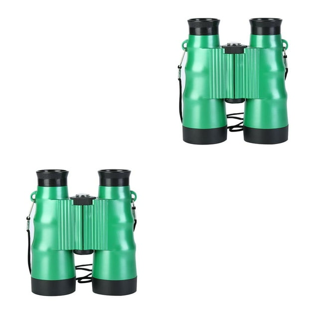 Telescopio 6X36 Toystoory Binocular portátil para niños Verde 2piezas