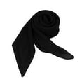 thumbnail image 3 of Solid Color Chiffon Square Scarf, Versatile Lightweight Scarf for Women, All Season Plain Square Scarf for Neck Wrap and Head Cover, Soft Sheer Fashion Scarf for Daily Use and Gift - Black, 3 of 4